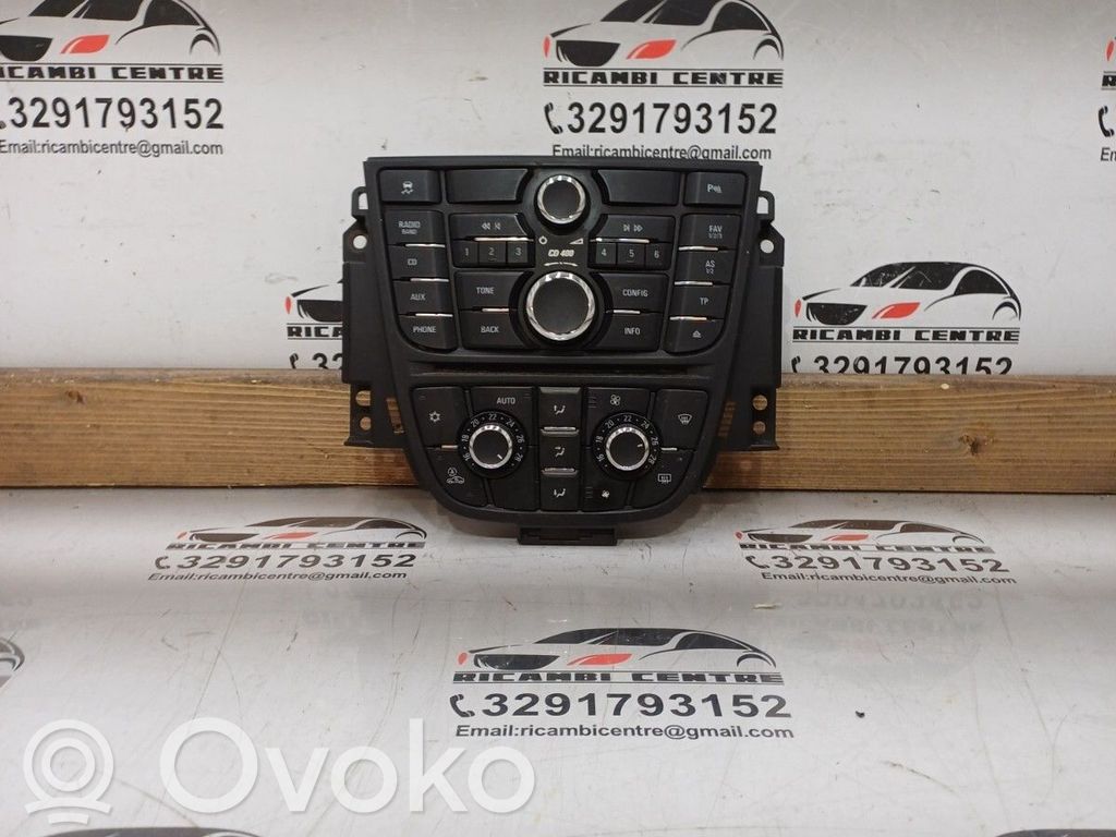 Opel Astra J Climate control unit 