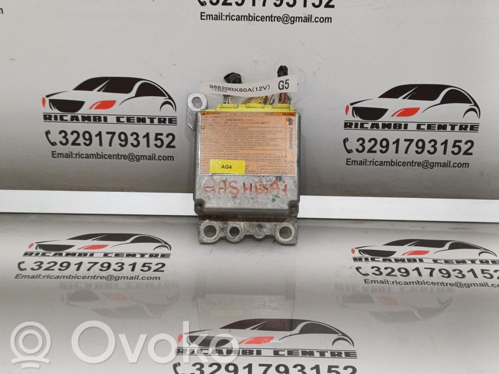 Sterownik / Moduł Airbag   98820BK60A,109KW,148CV,K8820BK60A