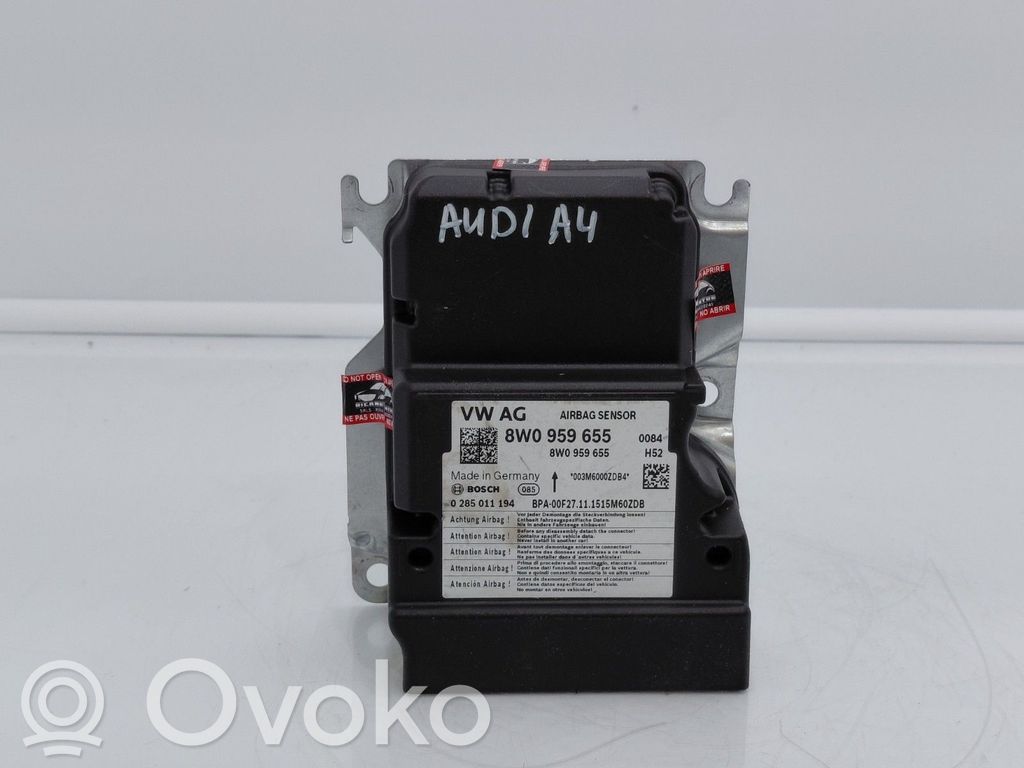 Audi A4 S4 B9 Unitate/modul de comandă airbaguri 