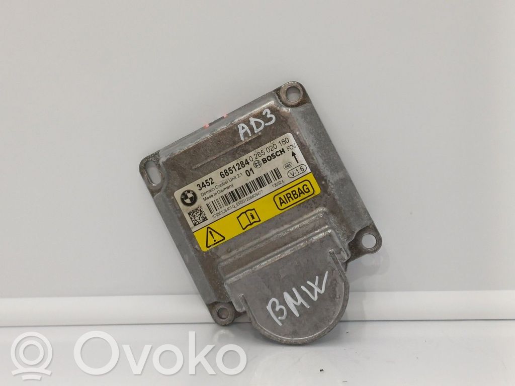 BMW X3 F25 Sterownik / Moduł Airbag 