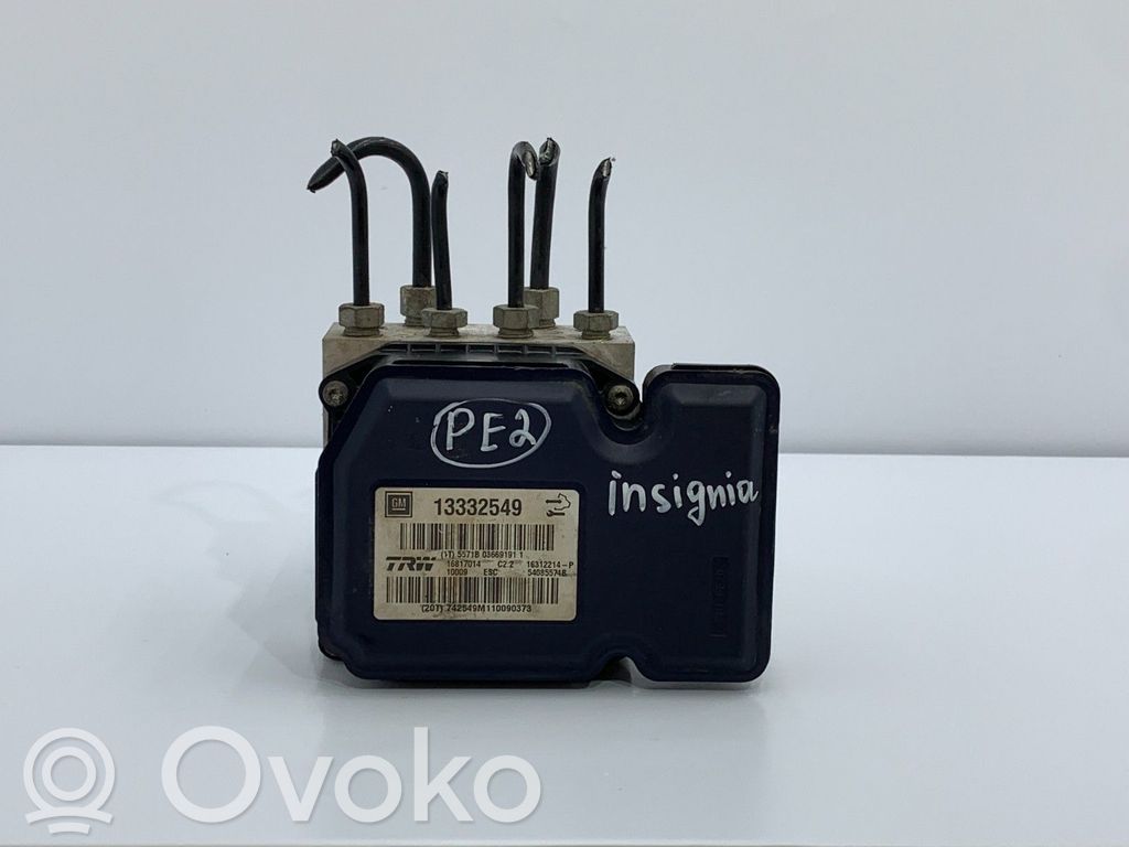 Opel Insignia A ABS control unit/module 