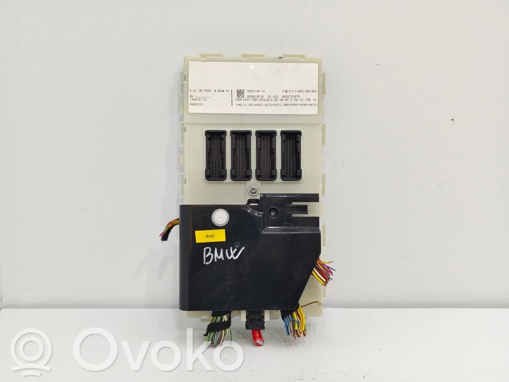 Moduł / Sterownik komfortu   61359381104,10681810,588D19F03,61355A7FB57,61355B5DA68,61356824378,61358707674,61358709210,61358733499,61358781415,6135938110401,61359438729,61359868380,938110401