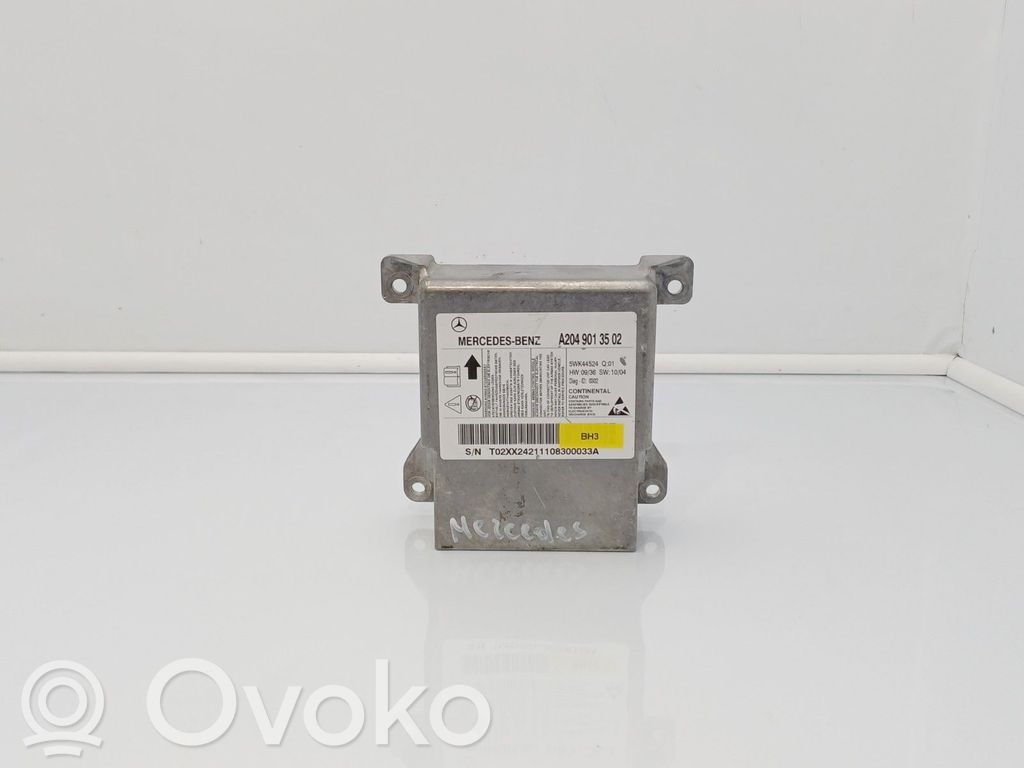 Mercedes-Benz C W204 Airbag control unit/module 