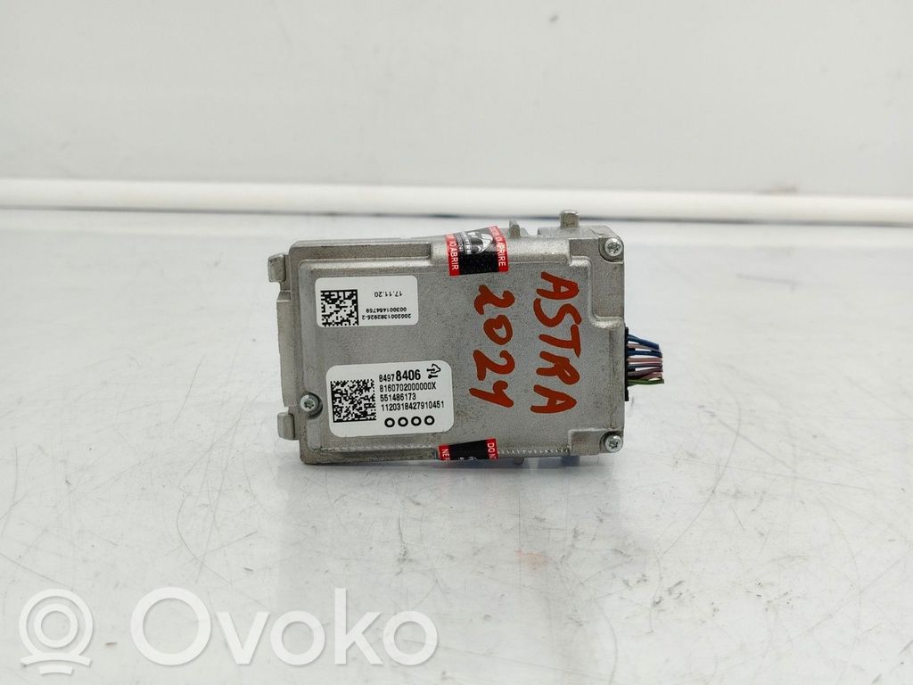 Opel Astra K Camera control unit module 