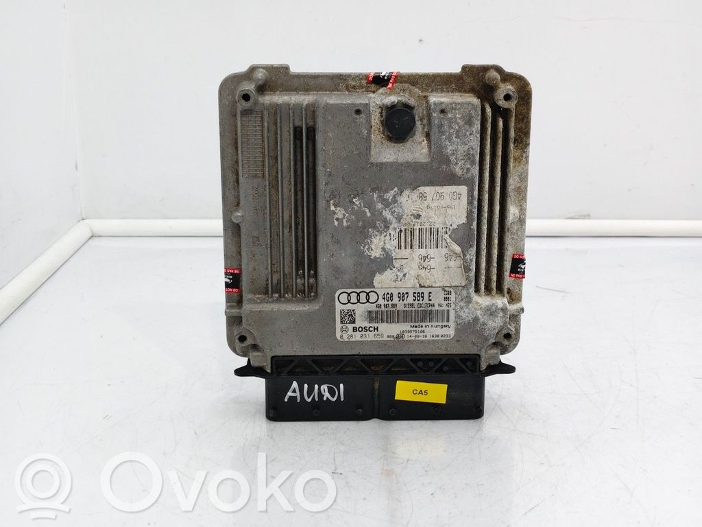 Engine control unit/module ECU   4G0907589E,0281031659,230KW,313CV,4G0987589