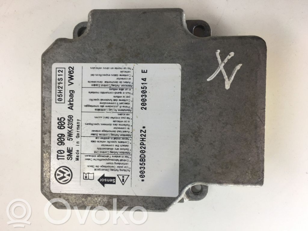 Volkswagen Touran I Sterownik / Moduł Airbag 
