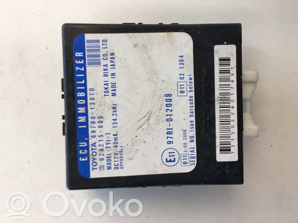 Toyota Corolla Verso AR10 Immobilizer control unit/module 