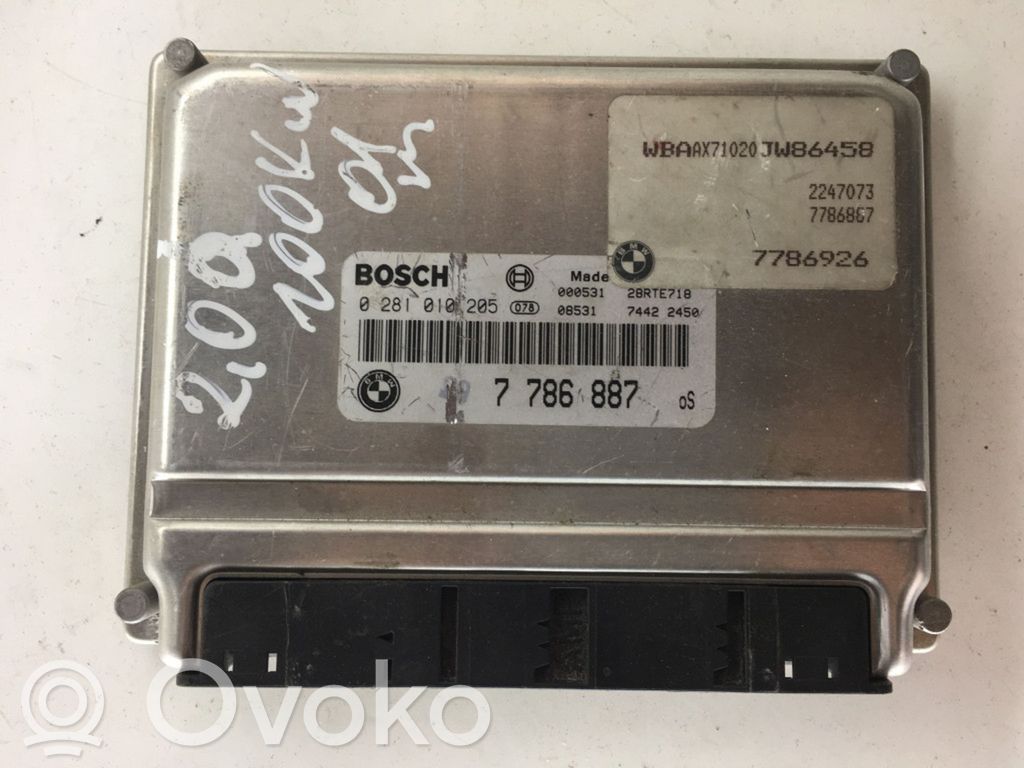 BMW 3 E46 Variklio valdymo blokas 