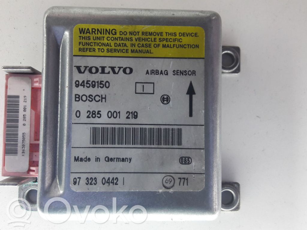 Volvo S70  V70  V70 XC Airbag control unit/module 