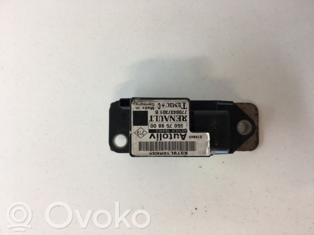 Renault Scenic I Airbagsensor Crashsensor Drucksensor 