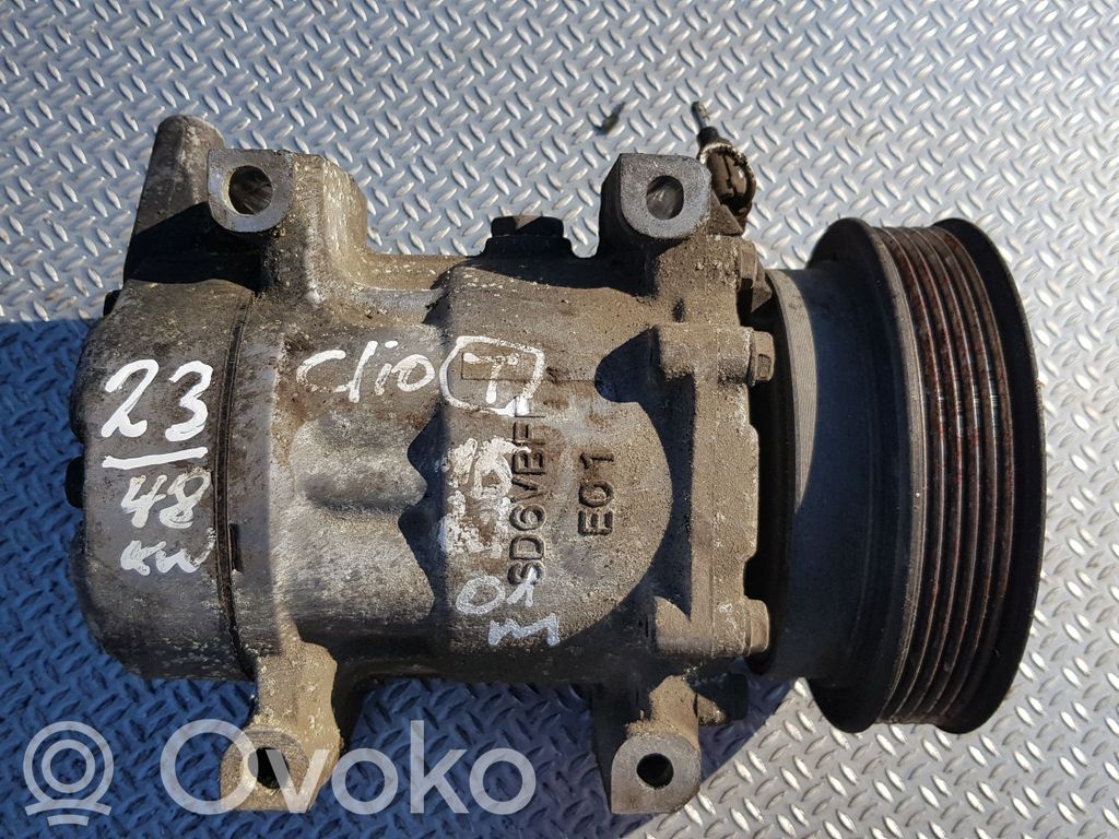 Renault Clio II Air conditioning (A/C) compressor (pump) 