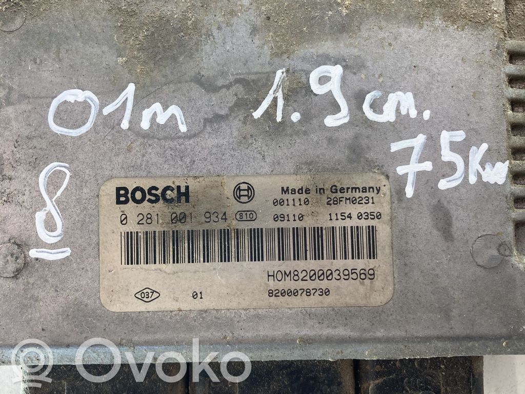 Renault Scenic I Engine control unit/module 