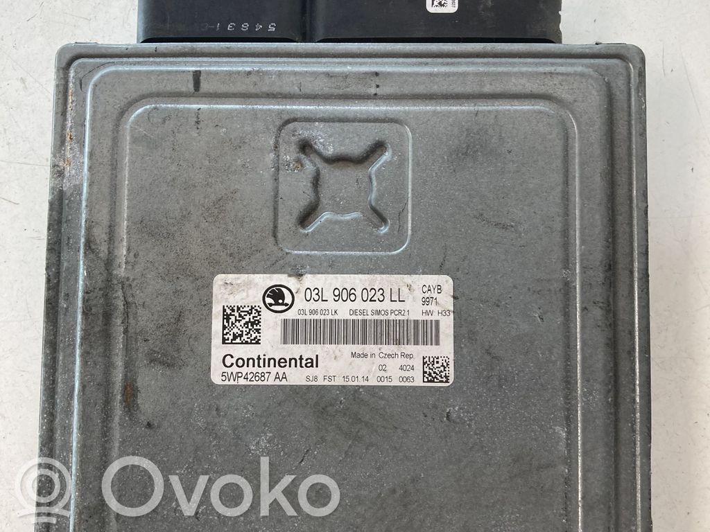 Skoda Rapid (NH) Engine control unit/module 