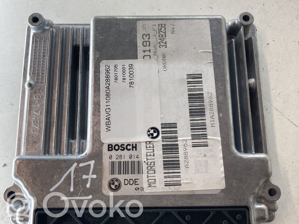 BMW 3 E90 E91 Variklio valdymo blokas 