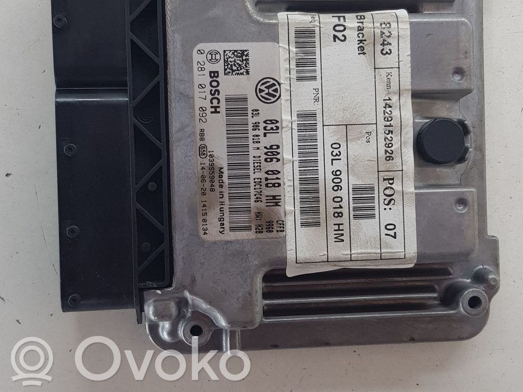 Seat Alhambra (Mk2) Engine control unit/module 
