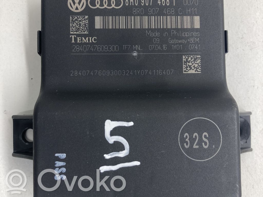 Audi A5 Sportback 8TA Gateway control module 