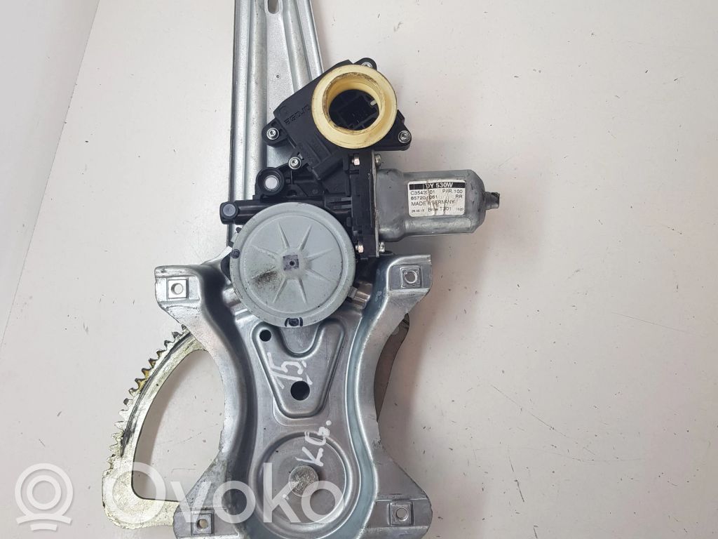 Toyota Avensis T270 Elektryczny podnośnik szyby drzwi tylnych 