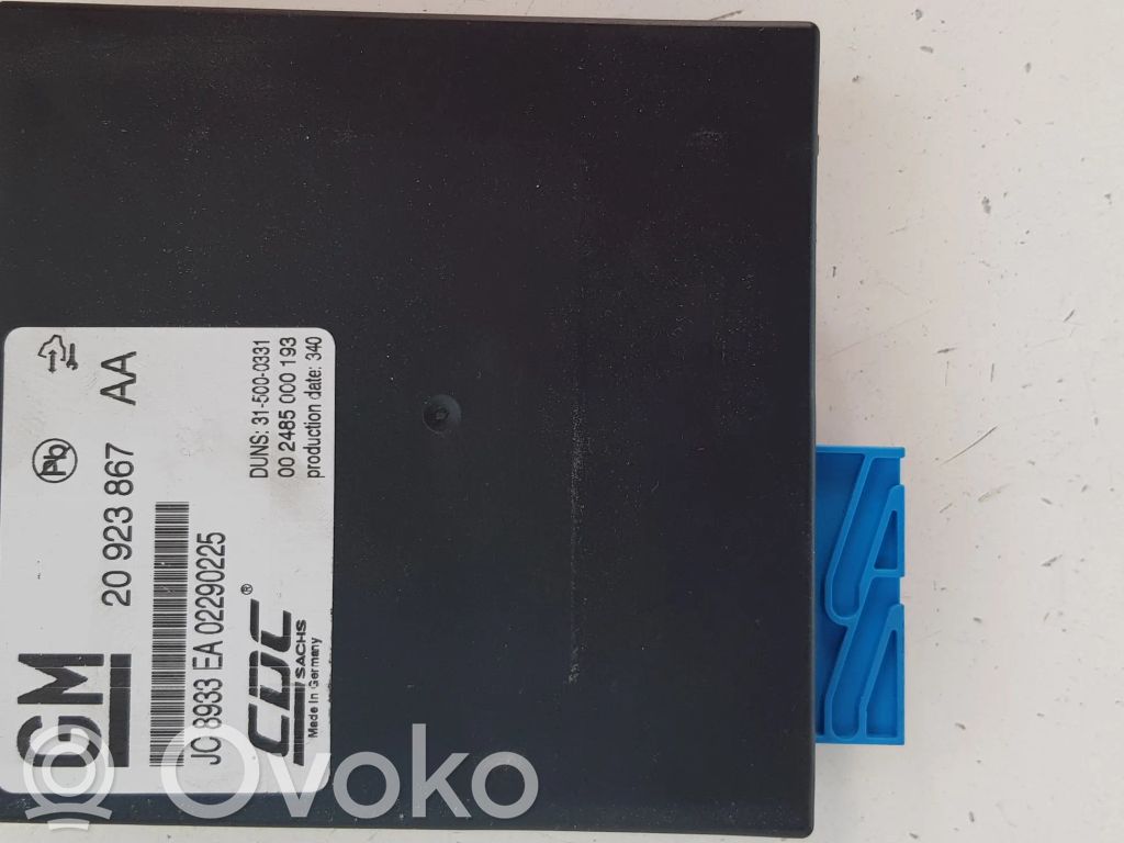 Opel Astra J Module de commande suspension 