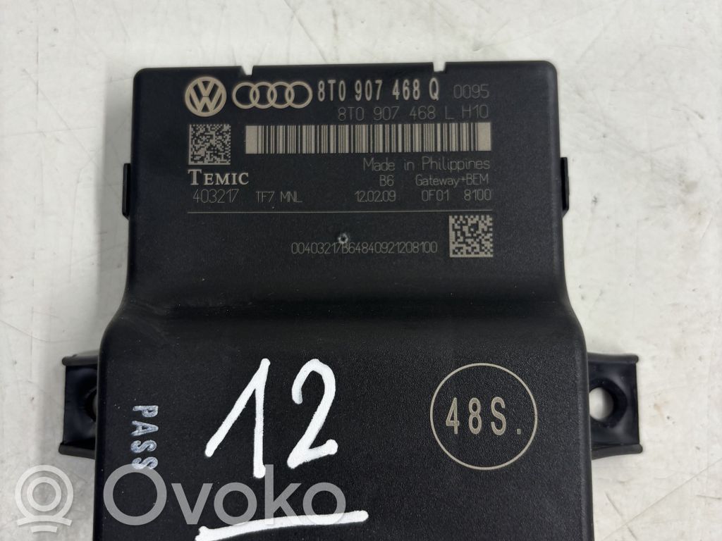 Audi Q5 SQ5 8R Módulo de control Gateway 