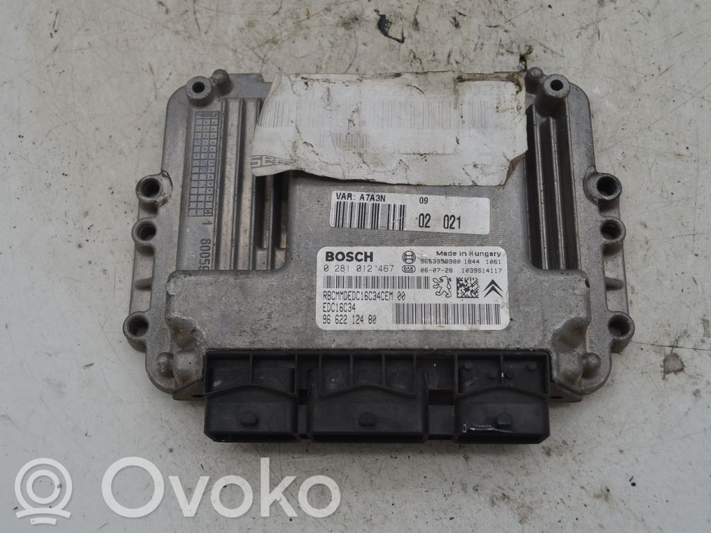 Peugeot 207 Dzinēja vadības bloks 