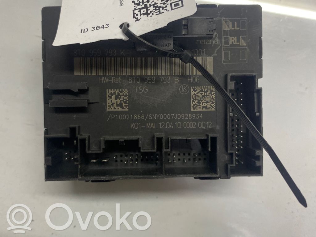 Audi A5 Sportback 8TA Door control unit/module 