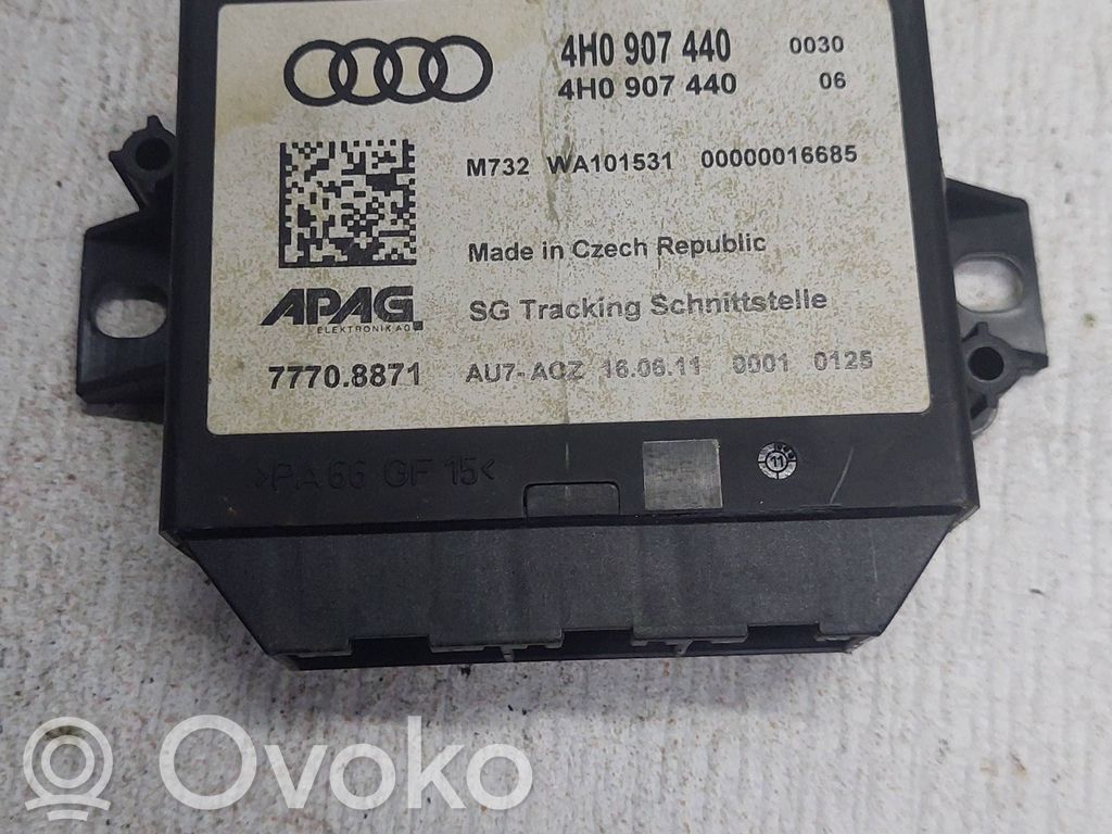 Audi A7 S7 4G Unité de commande, module PDC aide au stationnement 