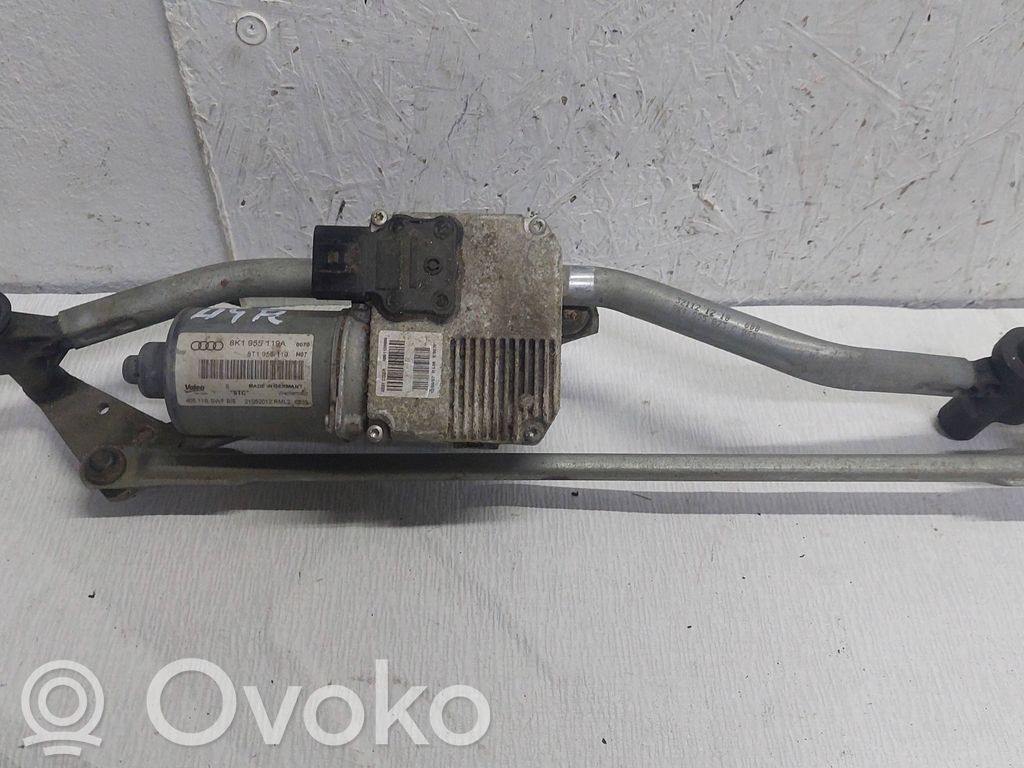 Audi A4 S4 B8 8K Mechanizm i silniczek wycieraczek szyby przedniej / czołowej 