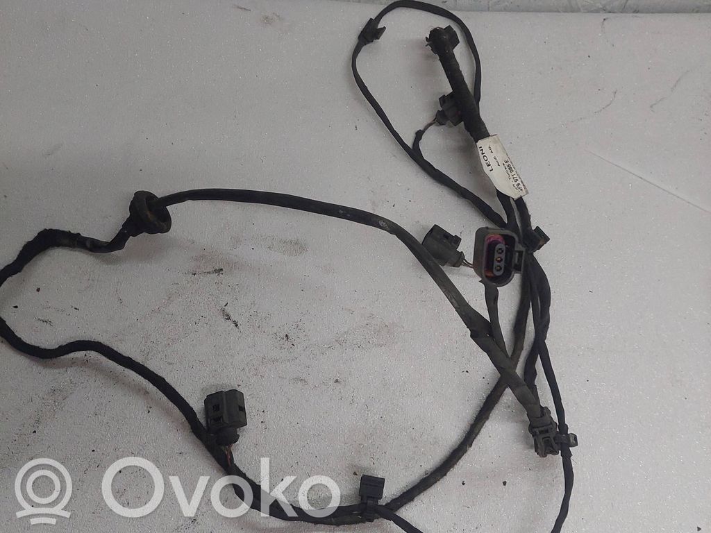 Audi A6 S6 C6 4F Cableado del sensor de aparcamiento (PDC) 