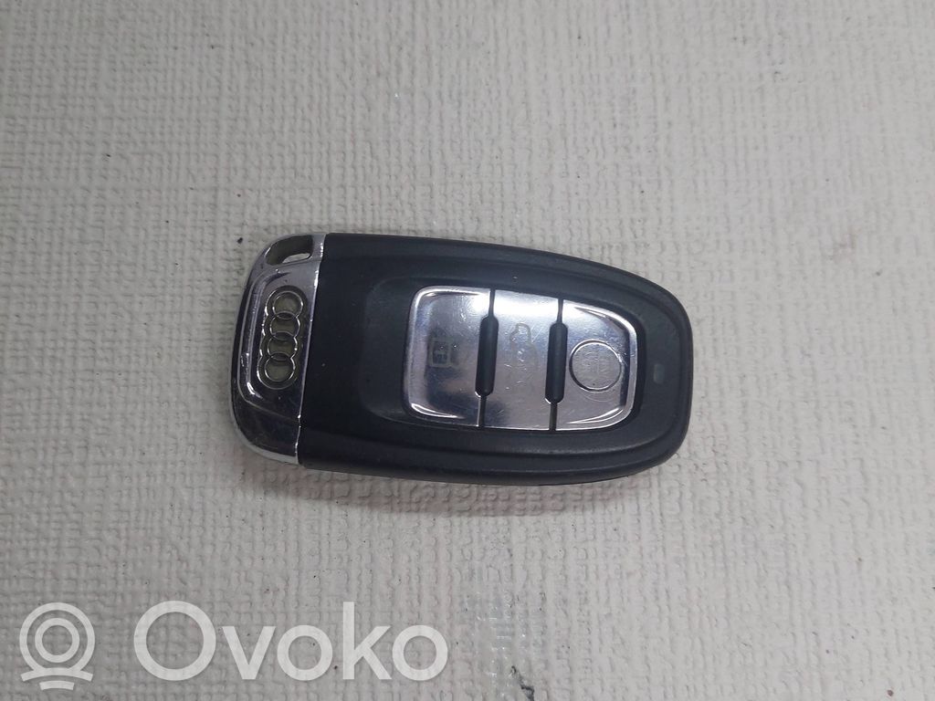 Audi A4 S4 B8 8K Ignition key/card 