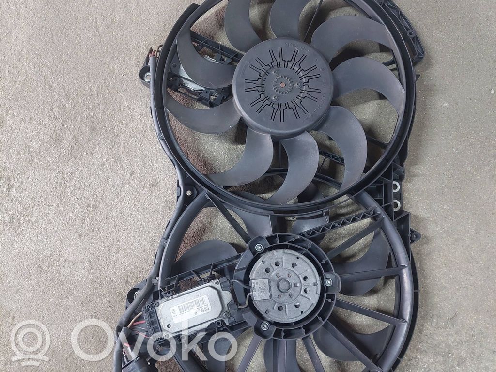 Audi A6 S6 C6 4F Ventilatore di raffreddamento elettrico del radiatore 