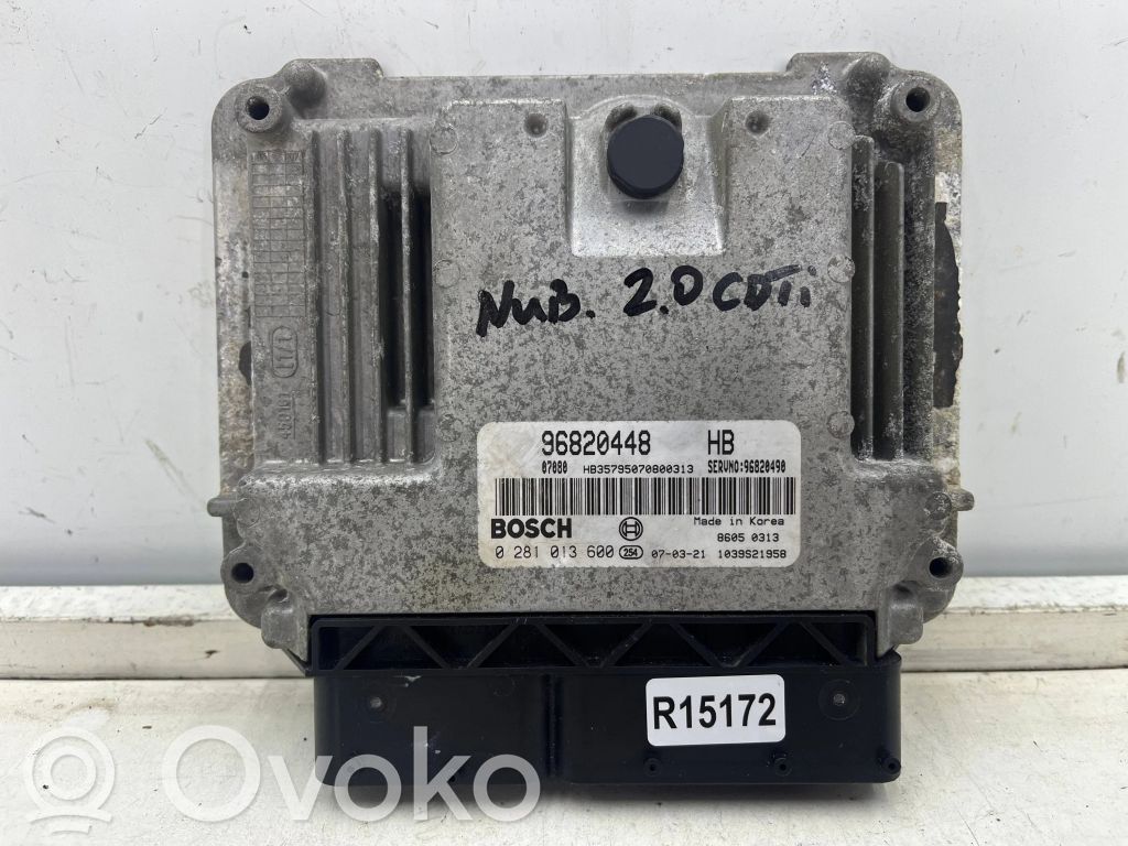 Chevrolet Nubira Engine control unit/module ECU 