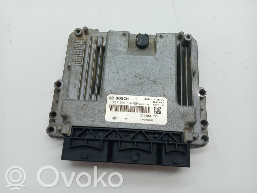 Engine control unit/module ECU   237100959S,0281035806