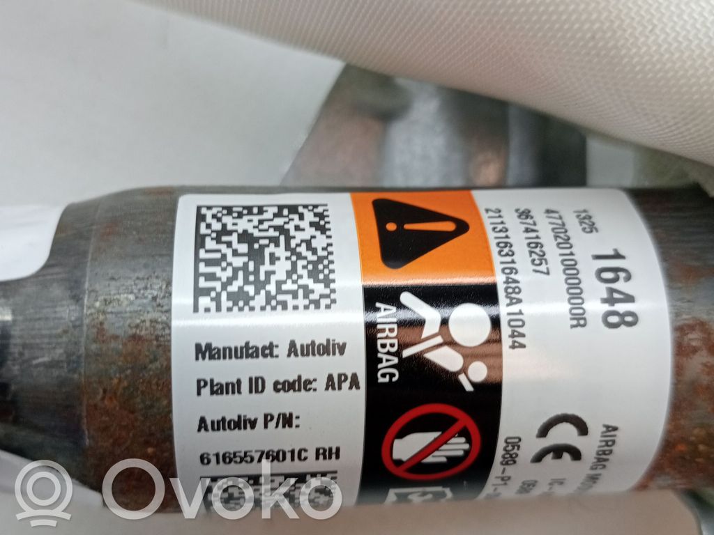 Opel Astra J Kurtyna airbag 