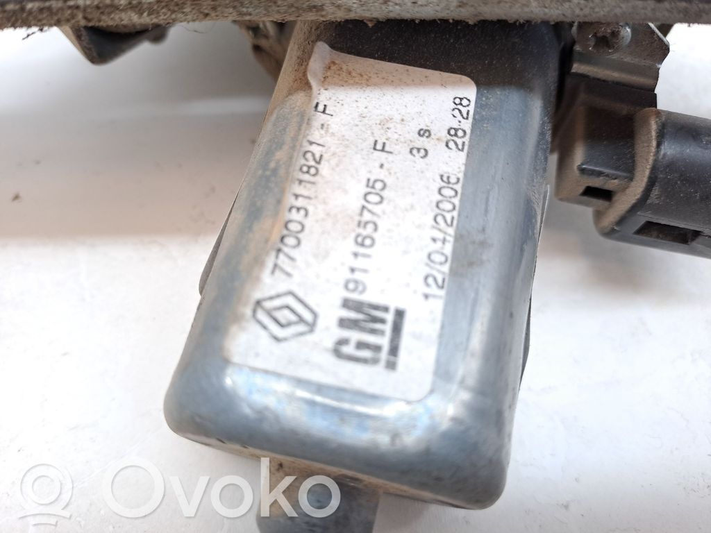Regulador de ventanilla eléctrico de puerta delantera   91165705