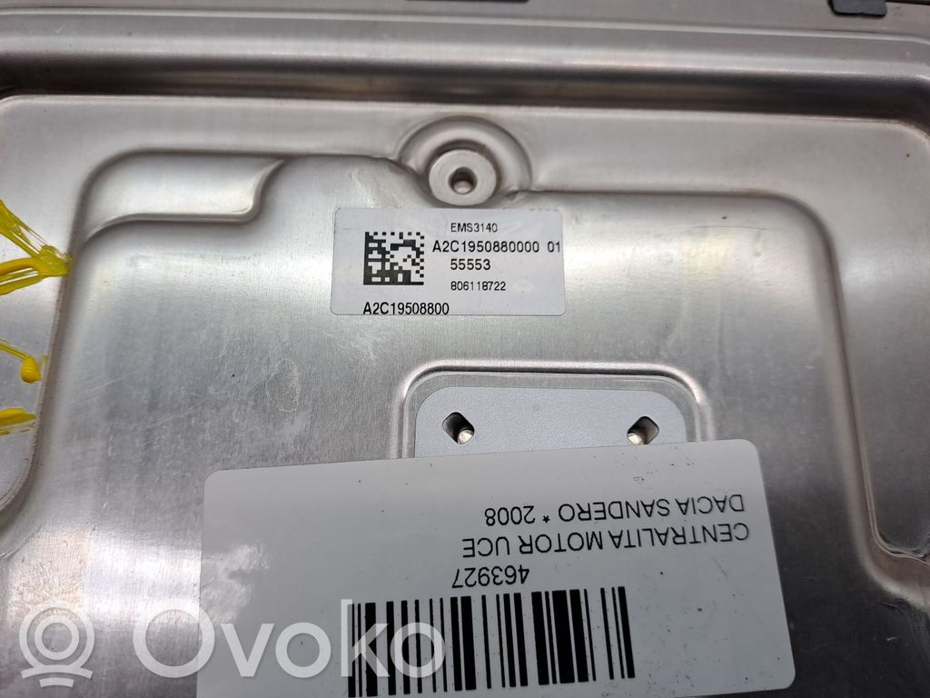 Unité de commande, module ECU de moteur   237109776R