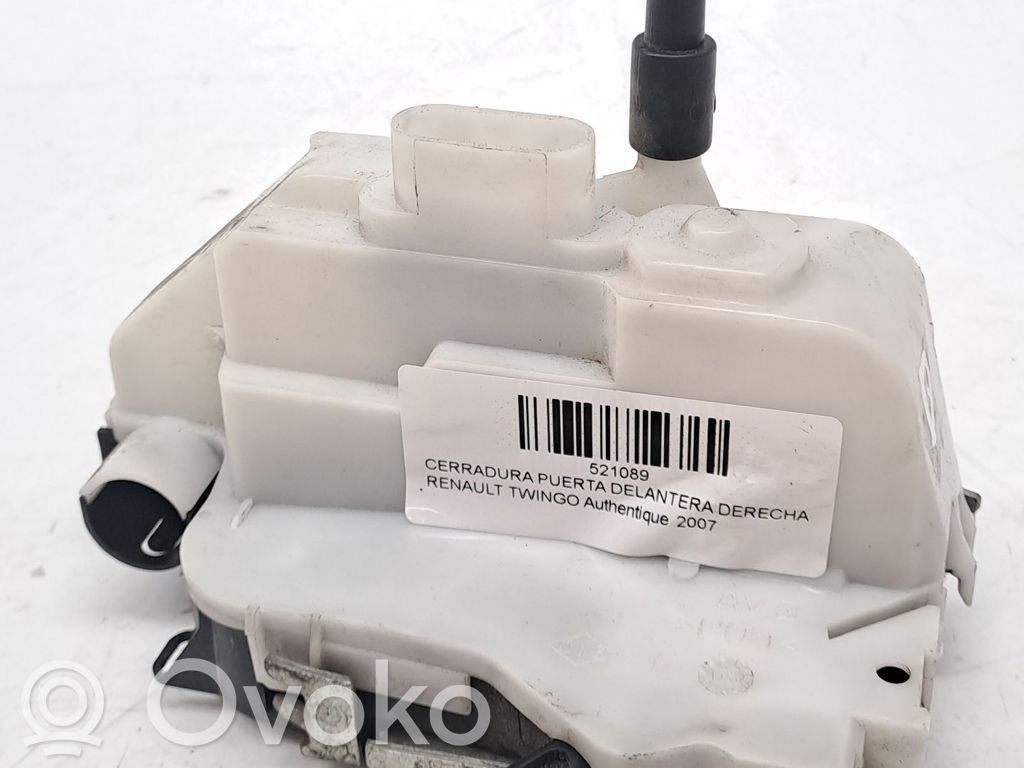 Serrure de porte avant   8200767632