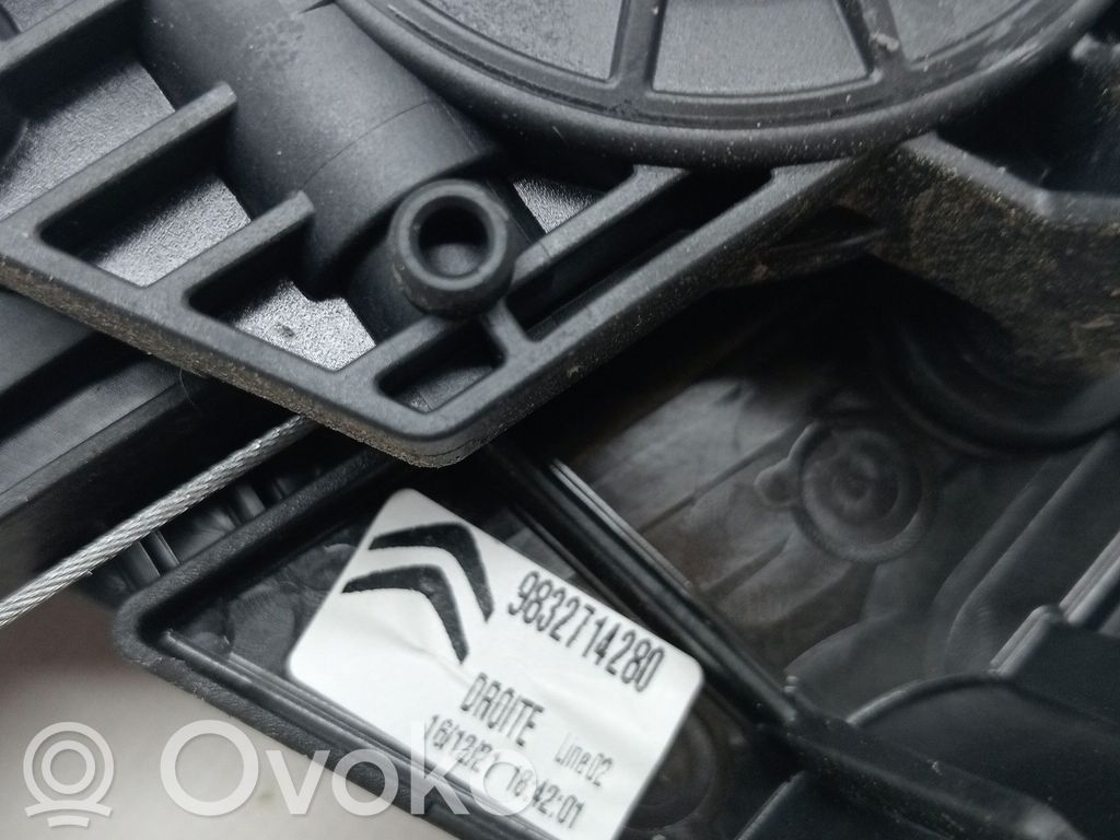 Citroen C4 Grand Picasso Regulador de ventanilla eléctrico de puerta delantera
