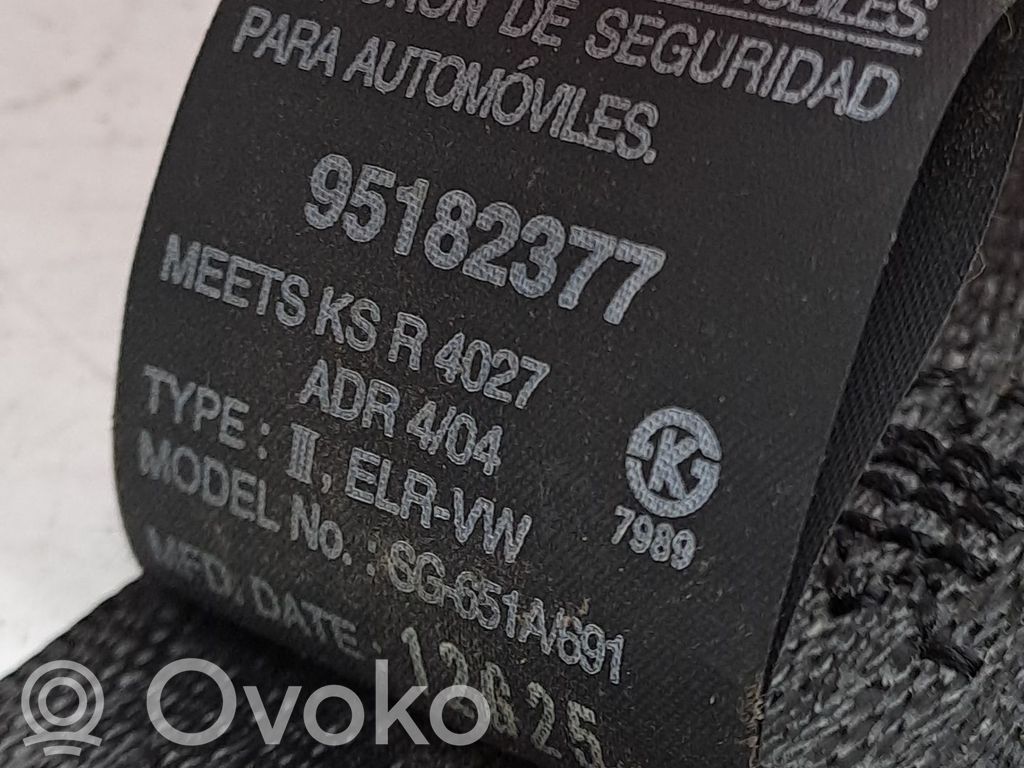 Pas bezpieczeństwa fotela tylnego   95182377,4819962