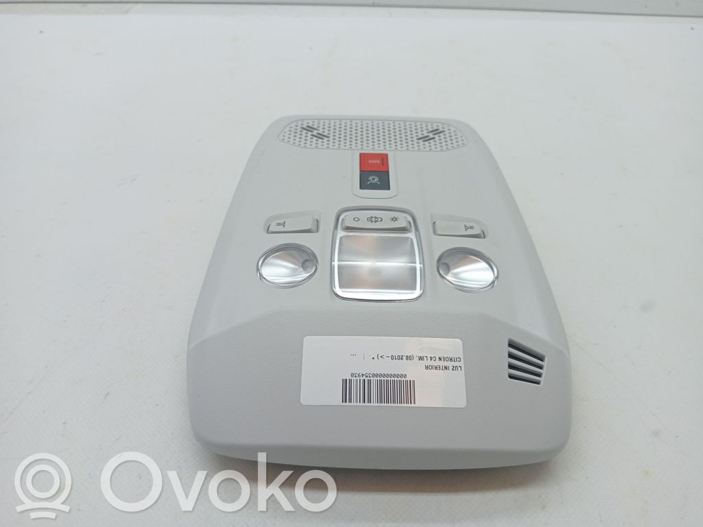 Citroen C4 Grand Picasso Garniture de console d'éclairage de ciel de toit 