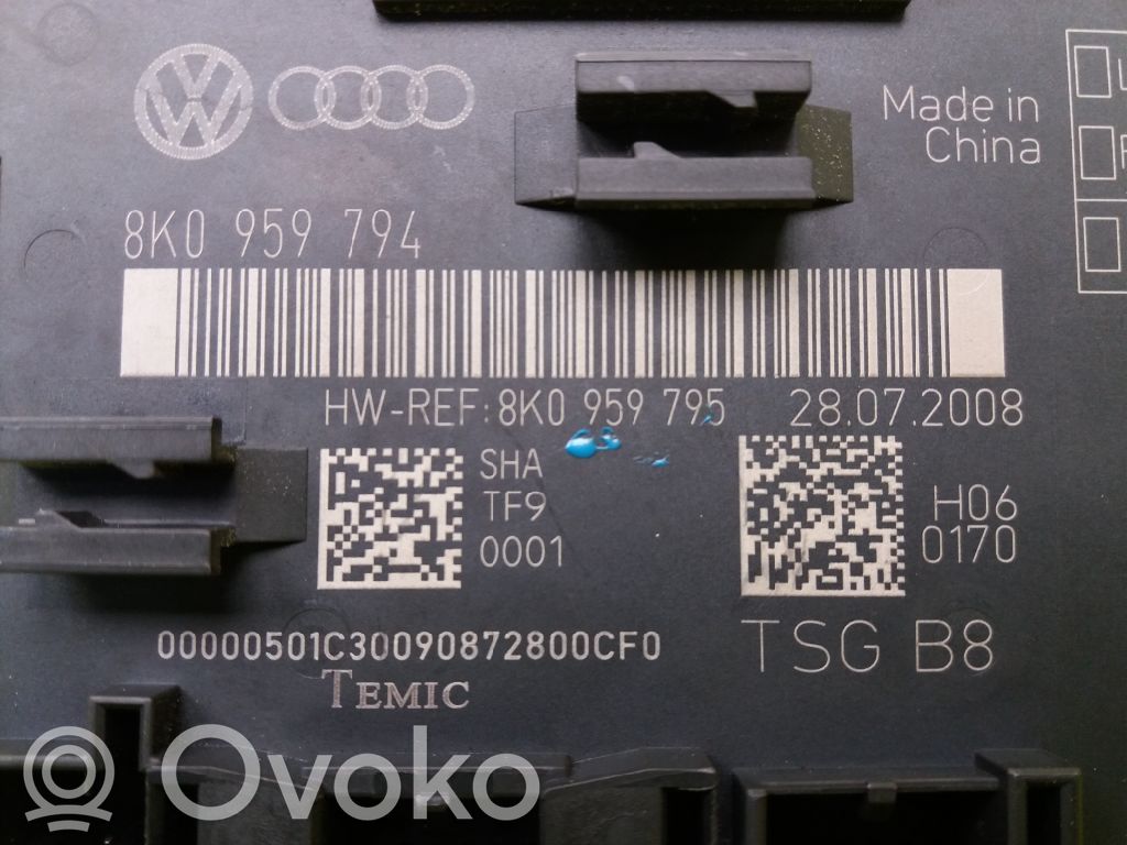 Audi A4 S4 B6 8E 8H Modul de control caroserie central 