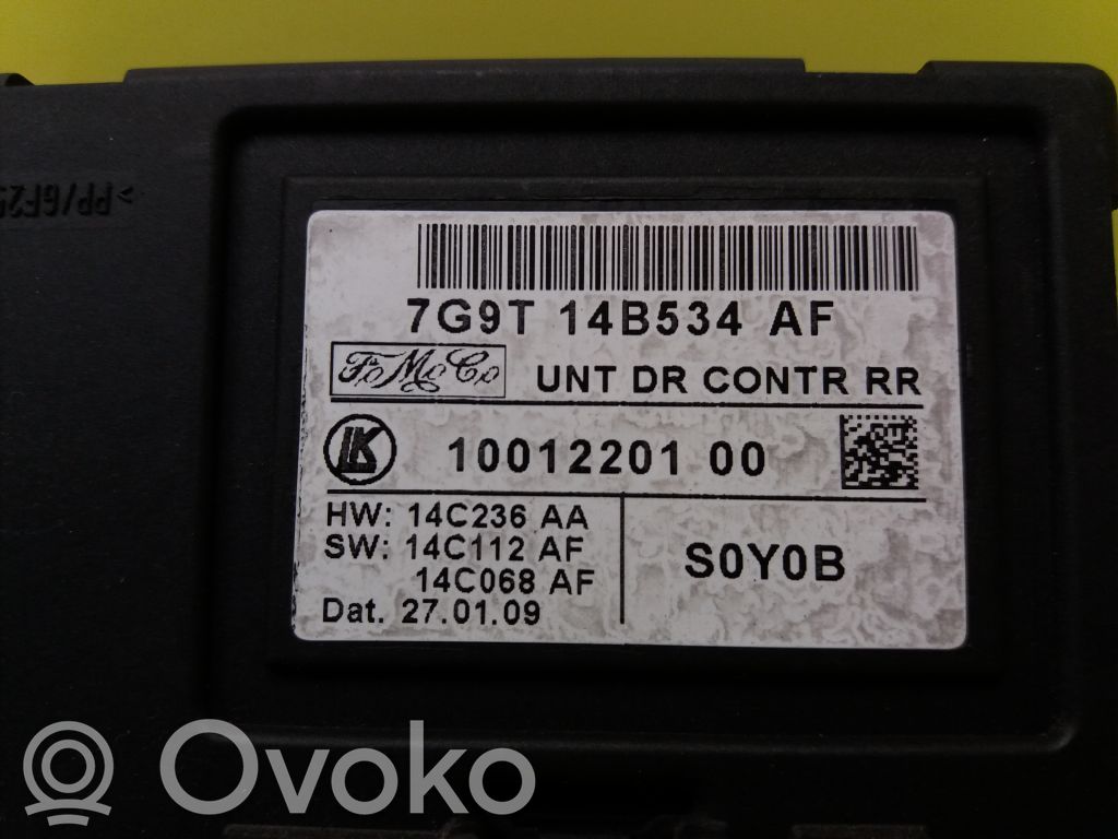 Modulo di controllo del corpo centrale   7G9T14B534AF