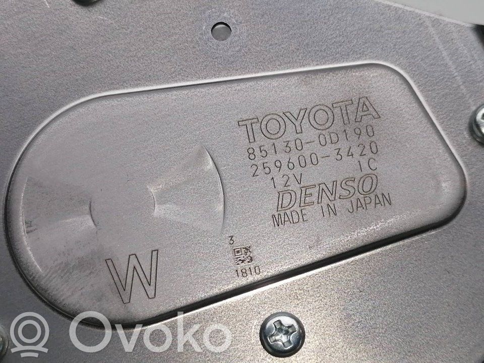Toyota Yaris Motorino del tergicristallo del lunotto posteriore