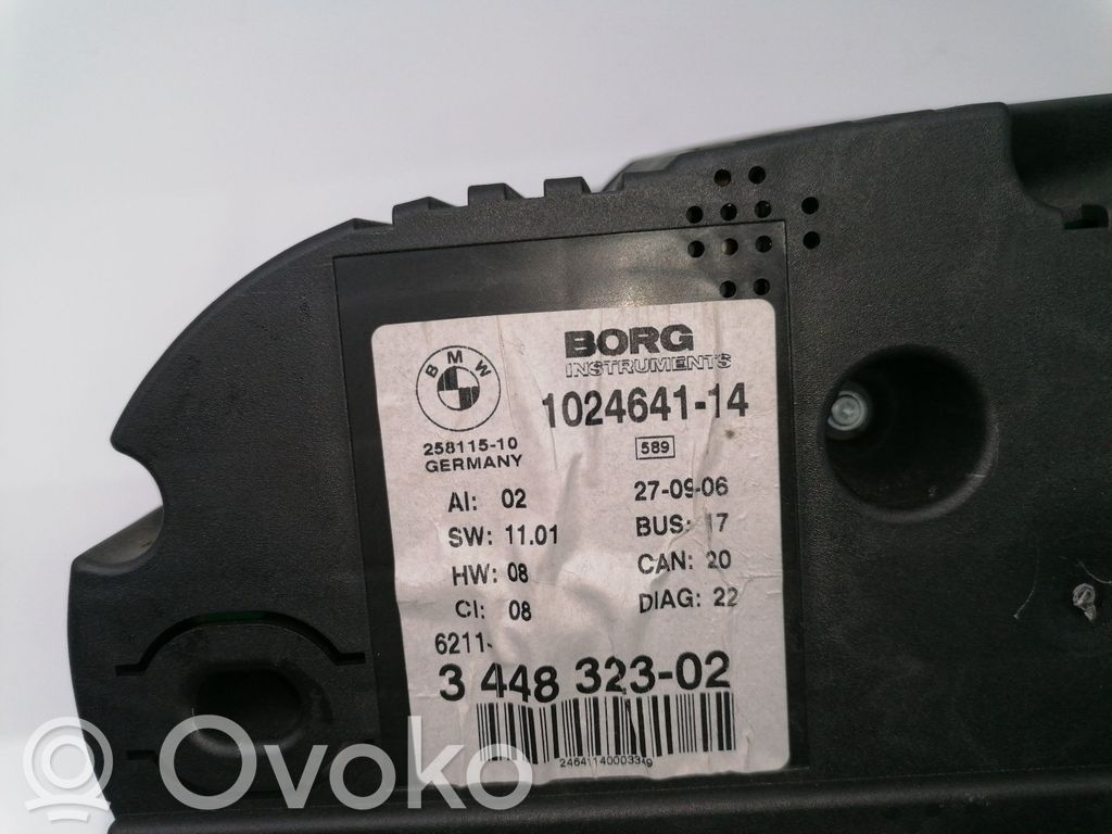 Geschwindigkeitsmesser Cockpit   62103451581,102464114,25811510