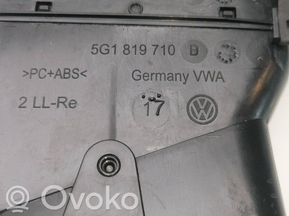 Rejilla de ventilación central del panel   5G1819710,5G1819704R