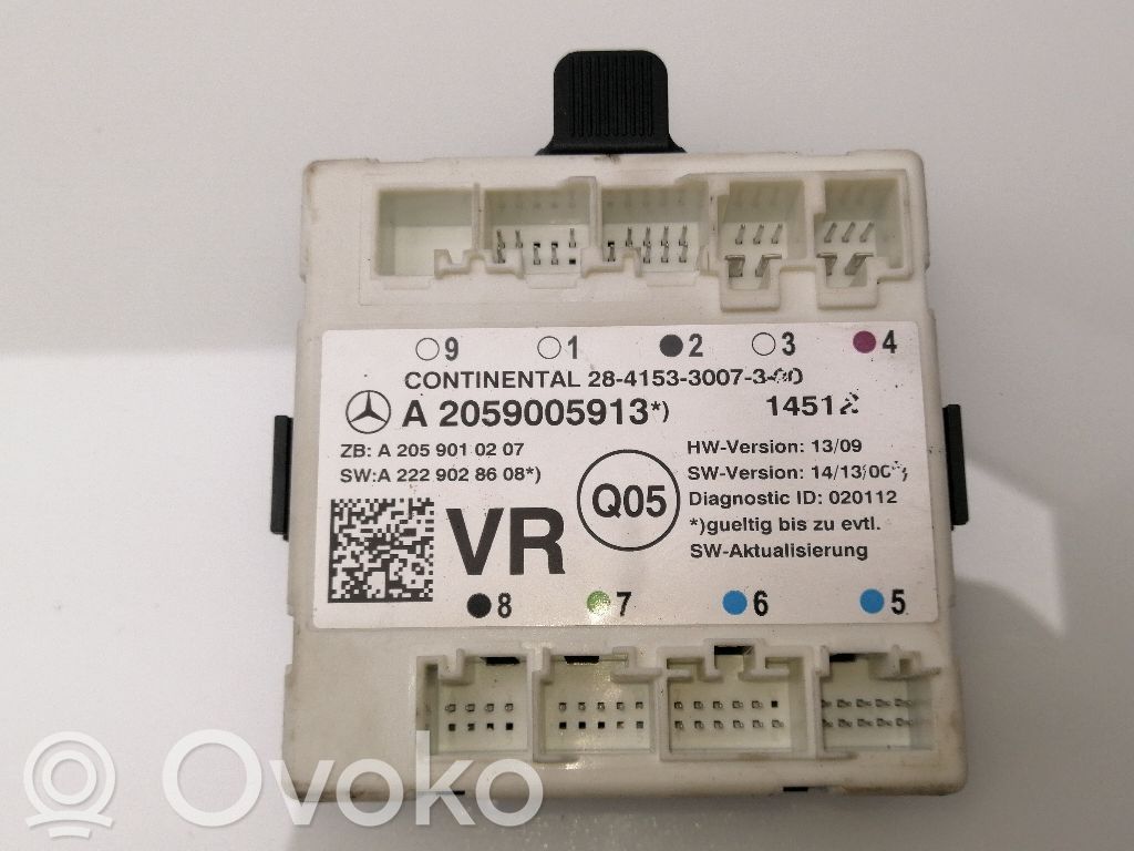 Mercedes-Benz C AMG W204 Modul de control caroserie central 