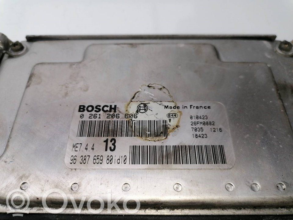 Unité de commande, module ECU de moteur   9638765980,0261206606