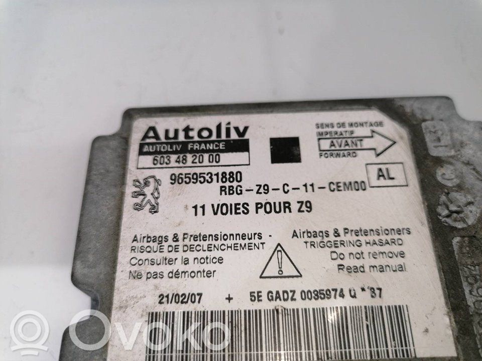 Unidad de control/módulo del Airbag   9659531880,603482000