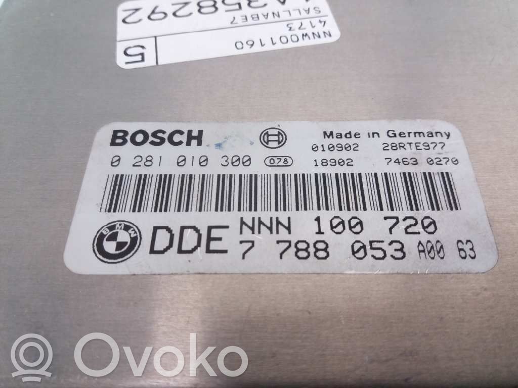 Unidad de control/módulo ECU del motor   DDE7788053,LR006303,0281010300