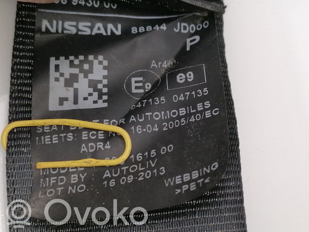 Nissan Qashqai Centură spate 