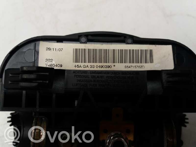 Poduszka powietrzna Airbag kierownicy   5AGA3S0490390,4112HF,96471578ZD
